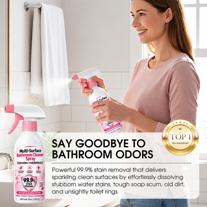 2026 HOT SALE🥳💞50K+ SOLD! Multi-Purpose Bathroom Cleaner Spray for Sink Tub Floor Tile for Limescale, Urine Stains, Toilet Rings, Soap Scum & Hard Water Stains