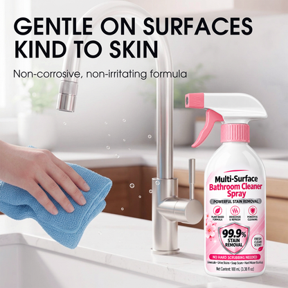 2026 HOT SALE🥳💞50K+ SOLD! Multi-Purpose Bathroom Cleaner Spray for Sink Tub Floor Tile for Limescale, Urine Stains, Toilet Rings, Soap Scum & Hard Water Stains