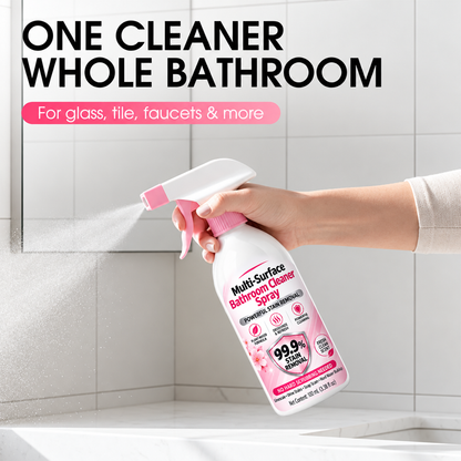 2026 HOT SALE🥳💞50K+ SOLD! Multi-Purpose Bathroom Cleaner Spray for Sink Tub Floor Tile for Limescale, Urine Stains, Toilet Rings, Soap Scum & Hard Water Stains