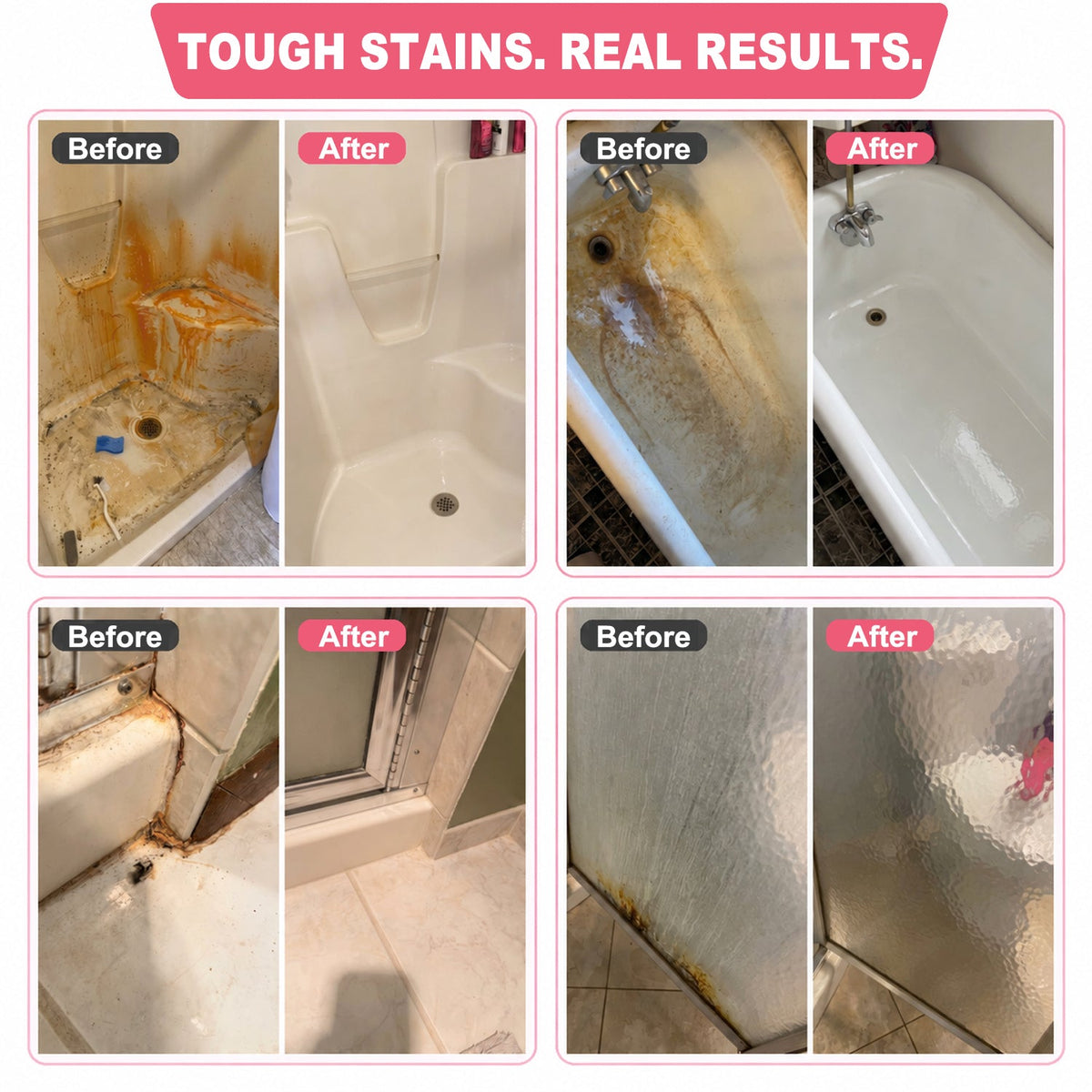 2026 HOT SALE🥳💞50K+ SOLD! Multi-Purpose Bathroom Cleaner Spray for Sink Tub Floor Tile for Limescale, Urine Stains, Toilet Rings, Soap Scum & Hard Water Stains