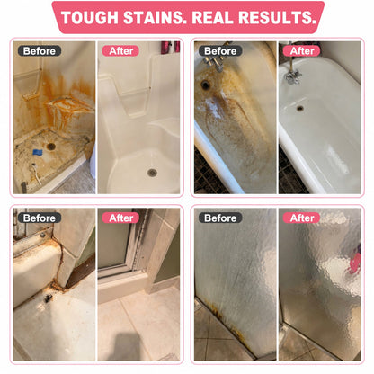 2026 HOT SALE🥳💞50K+ SOLD! Multi-Purpose Bathroom Cleaner Spray for Sink Tub Floor Tile for Limescale, Urine Stains, Toilet Rings, Soap Scum & Hard Water Stains
