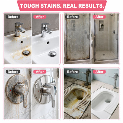 2026 HOT SALE🥳💞50K+ SOLD! Multi-Purpose Bathroom Cleaner Spray for Sink Tub Floor Tile for Limescale, Urine Stains, Toilet Rings, Soap Scum & Hard Water Stains